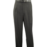 Men's Pants G.Manzoni None Wrinkle Wool Super 120's #056 Gray Made in Italy - J.Valintin Men's Wear Legend - 8644