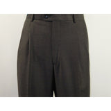 Men's Pants G.Manzoni None Wrinkle Wool Super 120's #056 Gray Made in Italy - J.Valintin Men's Wear Legend - 8644