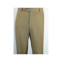 Men's Pants G.Manzoni None Wrinkle Wool Super 120's #NLP26 Camel Made in Italy - J.Valintin Men's Wear Legend - 17353