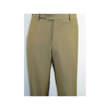 Men's Pants G.Manzoni None Wrinkle Wool Super 120's #NLP26 Camel Made in Italy - J.Valintin Men's Wear Legend - 17353