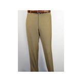 Men's Pants G.Manzoni None Wrinkle Wool Super 120's #NLP26 Camel Made in Italy - J.Valintin Men's Wear Legend - 17353