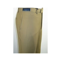 Men's Pants G.Manzoni None Wrinkle Wool Super 120's #NLP26 Camel Made in Italy - J.Valintin Men's Wear Legend - 17353