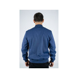 Mens Platini Bamber Jacket with Lion Rhinestone Design Zip up BMJ8133 Blue - J.Valintin Men's Wear Legend - 92083