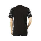 Mens PLATINI Sports Shirt With Rhine Stones Lion Chain STT8022 Black Lion - J.Valintin Men's Wear Legend - 92050