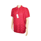 Mens Polo Shirt Slinky Sheer Short Sleeves Soft Touch by Stacy Adams 57007 Red - J.Valintin Men's Wear Legend - 100055