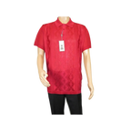 Mens Polo Shirt Slinky Sheer Short Sleeves Soft Touch by Stacy Adams 57007 Red - J.Valintin Men's Wear Legend - 100055