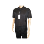 Mens Polo Shirt Slinky Sheer Short Sleeves Soft Touch Stacy Adams 57006 Black - J.Valintin Men's Wear Legend - 100046