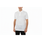 Mens Polo Shirt Slinky Sheer Short Sleeves Soft Touch Stacy Adams 57006 White
