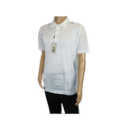 Mens Polo Shirt Slinky Sheer Short Sleeves Soft Touch Stacy Adams 57006 White - J.Valintin Men's Wear Legend - 100026