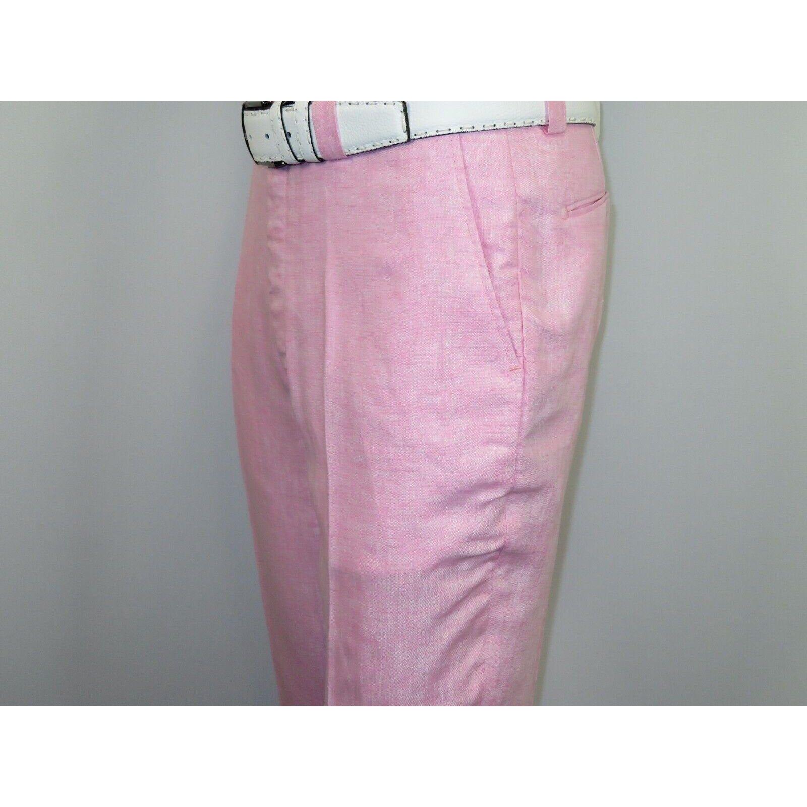 Mens Premium 100% Linen Cocktail Suit by INSERCH Breathable and cool SU880 Pink - J.Valintin Men's Wear Legend - 100661