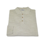 Mens PRINCELY Soft Merinos Wool Sweater Knits Light Weight Polo 1011 - 40 Lt Beige - J.Valintin Men's Wear Legend - 1011 - 40 Lt Beige - M