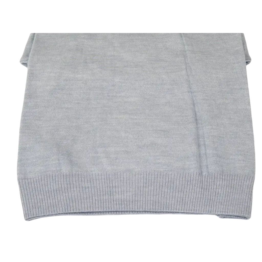 Mens PRINCELY Soft Merinos Wool Sweater Knits Light Weight Polo 1011 - 40 Lt Gray - J.Valintin Men's Wear Legend - 1011 - 40 Lt Gray - M