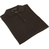 Mens PRINCELY Soft Merinos Wool Sweater Knits Lightweight Polo 1011 - 40 Brown - J.Valintin Men's Wear Legend - 96638