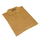 Mens PRINCELY Soft Merinos Wool Sweater Knits Lightweight Polo 1011 - 40 Cognac - J.Valintin Men's Wear Legend - 96594