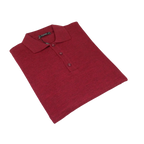 Mens PRINCELY Soft Merinos Wool Sweater Knits Lightweight Polo 1011 - 40 Cranberry - J.Valintin Men's Wear Legend - 96614