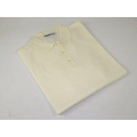 Mens PRINCELY Soft Merinos Wool Sweater Knits Lightweight Polo 1011 - 40 Ivory - J.Valintin Men's Wear Legend - 96606