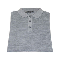 Mens PRINCELY Soft Merinos Wool Sweater Knits Lightweight Polo 1011 - 40 Mid Gray - J.Valintin Men's Wear Legend - 96622