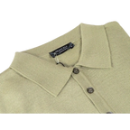 Mens PRINCELY Soft Merinos Wool Sweater Knits Lightweight Polo 1011 - 40 Olive - J.Valintin Men's Wear Legend - 96653