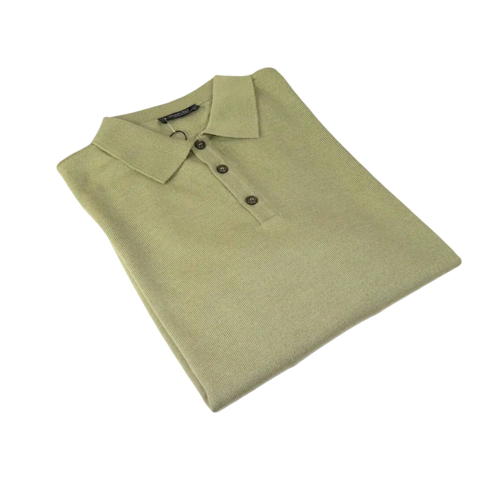 Mens PRINCELY Soft Merinos Wool Sweater Knits Lightweight Polo 1011 - 40 Olive - J.Valintin Men's Wear Legend - 96653