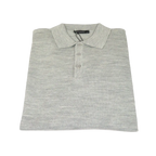 Mens PRINCELY Soft Merinos Wool Sweater Knits Lightweight Polo 1011 - 40 Silver - J.Valintin Men's Wear Legend - 96626