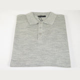 Mens PRINCELY Soft Merinos Wool Sweater Knits Lightweight Polo 1011 - 40 Silver - J.Valintin Men's Wear Legend - 96626