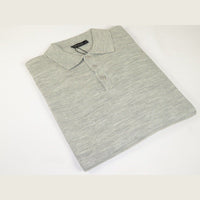 Mens PRINCELY Soft Merinos Wool Sweater Knits Lightweight Polo 1011 - 40 Silver - J.Valintin Men's Wear Legend - 96626