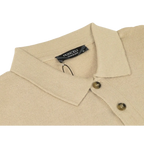 Mens PRINCELY Soft Merinos Wool Sweater Knits Lightweight Polo 1011 - 40 Tan Camel - J.Valintin Men's Wear Legend - 96598