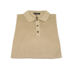 Mens PRINCELY Soft Merinos Wool Sweater Knits Lightweight Polo 1011 - 40 Tan Camel - J.Valintin Men's Wear Legend - 96598