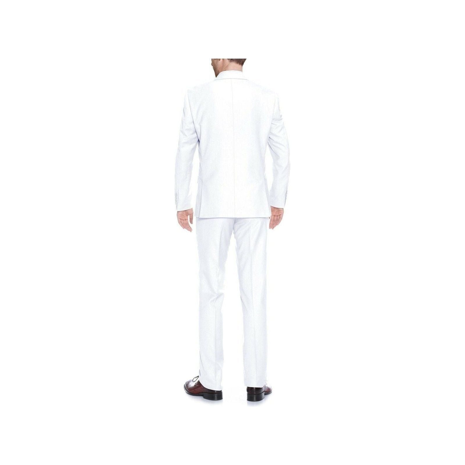 Mens RENOIR 2 Piece suit Single Breasted Easter, Prom, Formal, stage 201 - 6 White - J.Valintin Men's Wear Legend - 29503