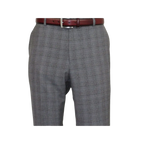 Mens Renoir 3 Piece Vested Suit Glen Plaid Notch Lapel Business 278 - 1 Gray New - J.Valintin Men's Wear Legend - 28301