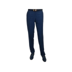 Mens Renoir 3 Piece Vested Suit Glenn Plaid Notch Lapel Business 278 - 2 Navy Blue - J.Valintin Men's Wear Legend - 21737