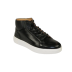 Men's Santino Luciano Ankle High Top Comfort Sneaker Dress Boot S - 2452 Black - J.Valintin Men's Wear Legend - S2452 - Black - 8.5