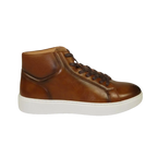 Men's Santino Luciano Ankle High Top Comfort Sneaker Dress Boot S - 2452 Cognac - J.Valintin Men's Wear Legend - S2452 - Cognac - 8.5