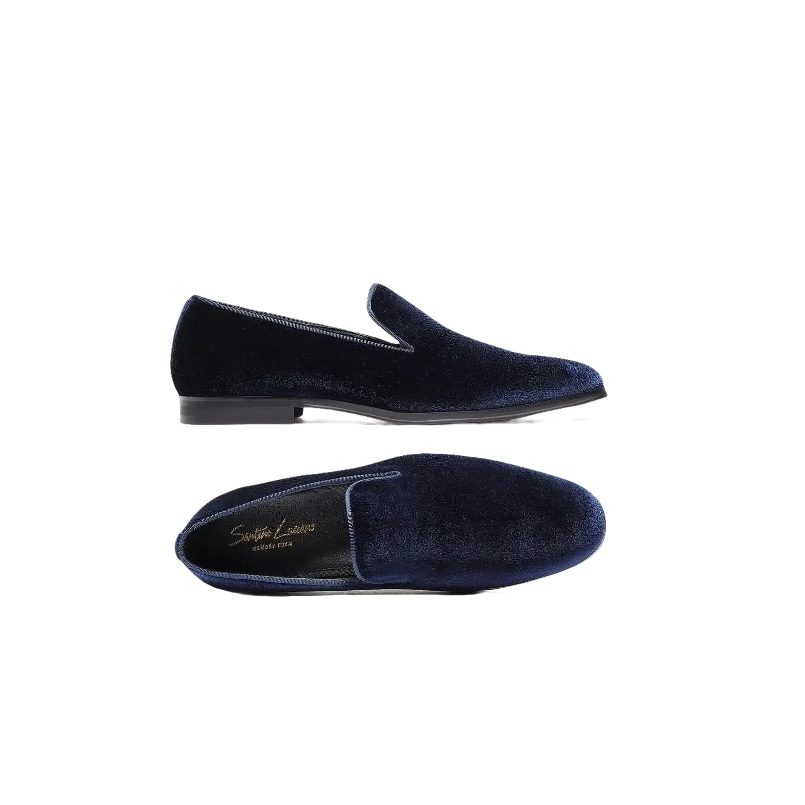 blue velvet mens dress shoes A Line Straps Short Navy Blue Lace Prom Dresses, Short Dark Blue Forma –  jbydress main image 1
