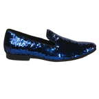 Men's Sequence Shoes by Giorgio Brutini formal Slip on 17930 Cohort Blue - J.Valintin Men's Wear Legend - 31119