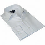 Men's Shirt Christopher Lena PROPER 100% Cotton Wrinkle Free p720ttsr white Slim - J.Valintin Men's Wear Legend - 92465