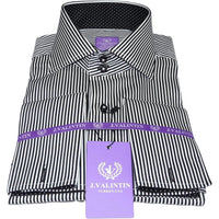 Mens Shirt J.Valintin Turkey Usa Egyptian Cotton Axxess Style 1f94 - 06 Black - J.Valintin Men's Wear Legend - 4926