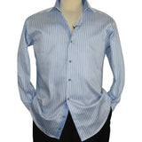 Mens Shirt J.Valintin Turkey Usa Egyption Cotton Axxess Style 1A19 - 68 Blue - J.Valintin Men's Wear Legend - 4879