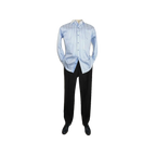 Mens Shirt J.Valintin Turkey Usa Egyption Cotton Axxess Style 1A19 - 68 Blue - J.Valintin Men's Wear Legend - 4879
