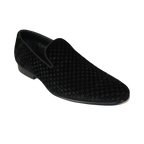 Men's Shoes Steve Madden Slip On Dress or Casual Velvet Lifted Black - J.Valintin Men's Wear Legend - 100248