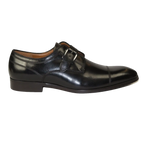 Men's Shoes Steve Madden Soft Leather upper Buckle Strap Covet Black - J.Valintin Men's Wear Legend - 99748