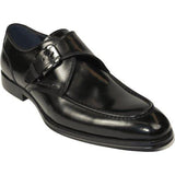 Men's Shoes Steve Madden Soft Leather upper Buckle Strap Damyen Black - J.Valintin Men's Wear Legend - 99820