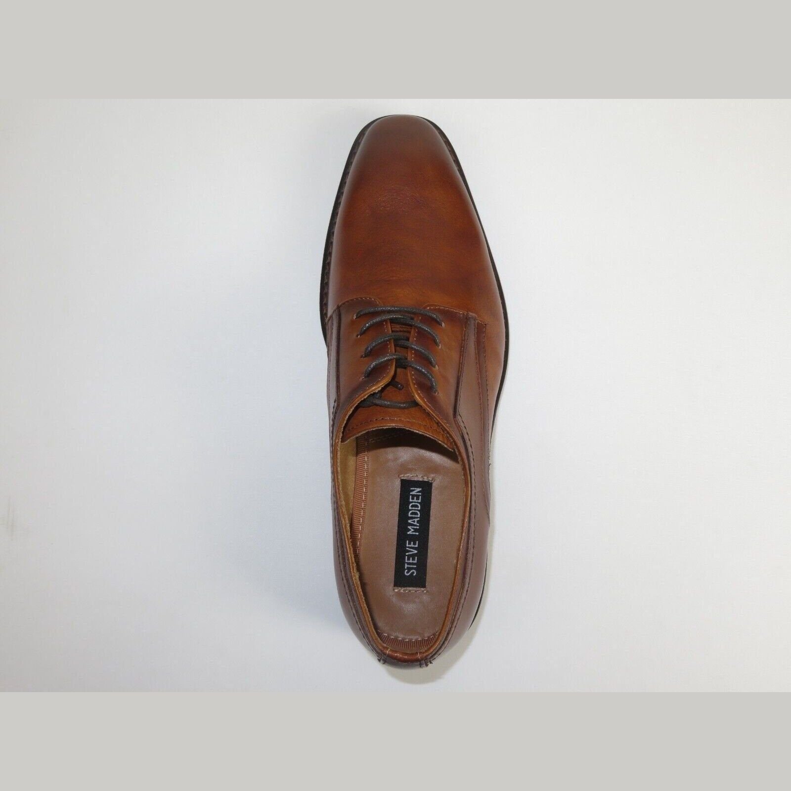 Men's Shoes Steve Madden Soft Leather upper Lace Up Nanndo Brandy - J.Valintin Men's Wear Legend - 99803