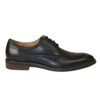 Men's Shoes Steve Madden Soft Leather upper Lace Up Navin BLack - J.Valintin Men's Wear Legend - 99704