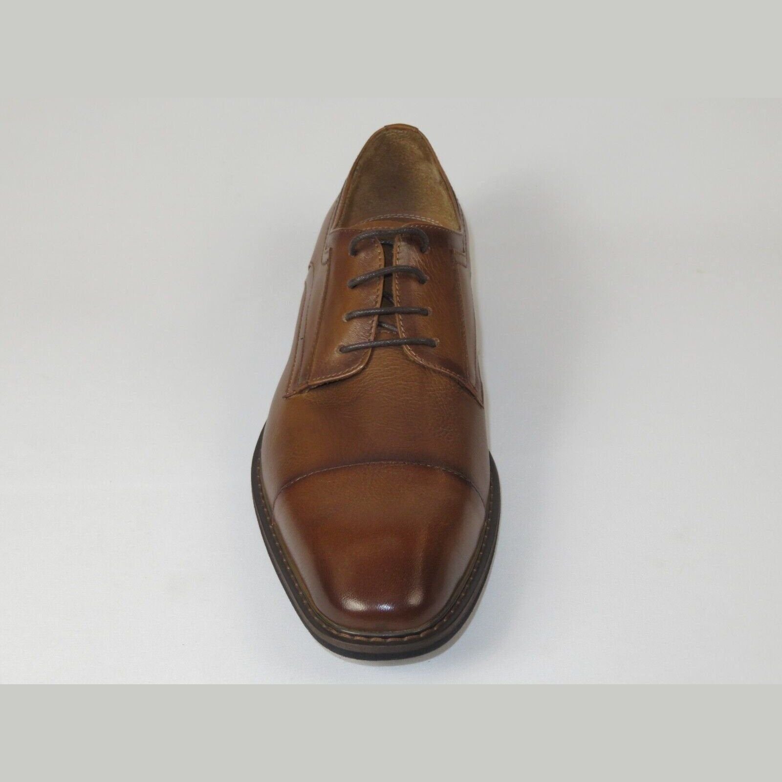 Men's Shoes Steve Madden Soft Leather upper Lace Up Navin Brandy - J.Valintin Men's Wear Legend - 99713