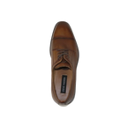 Men's Shoes Steve Madden Soft Leather upper Lace Up Navin Brandy - J.Valintin Men's Wear Legend - 99713