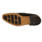 Men's Shoes Steve Madden Soft Leather upper Slip On Emree Black basket weave - J.Valintin Men's Wear Legend - 100793