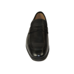 Men's Shoes Steve Madden Soft Leather upper Slip On Penny Acheron Black - J.Valintin Men's Wear Legend - 99739