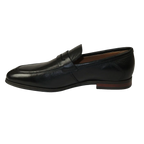 Men's Shoes Steve Madden Soft Leather upper Slip On Penny Acheron Black - J.Valintin Men's Wear Legend - 99739