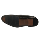 Men's Shoes Steve Madden Soft Leather upper Slip On Penny Acheron Black - J.Valintin Men's Wear Legend - 99739